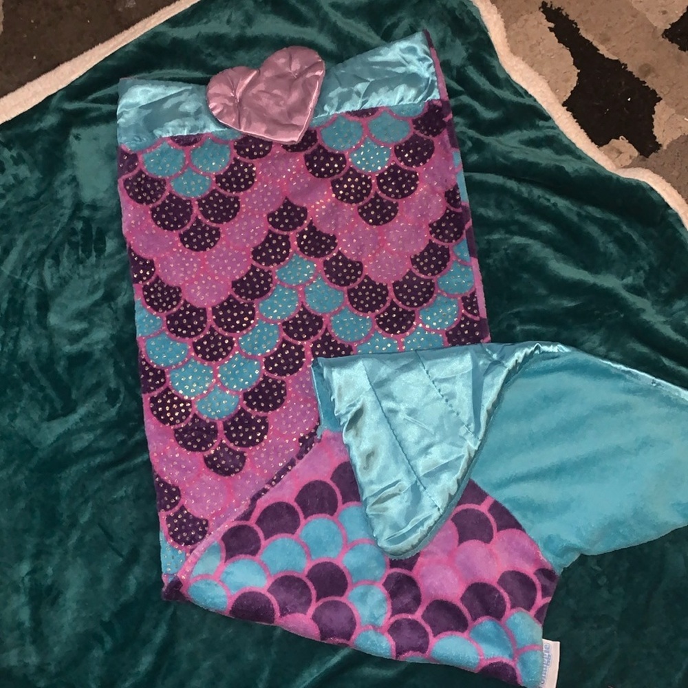 Snuggie- mermaid tail blanket